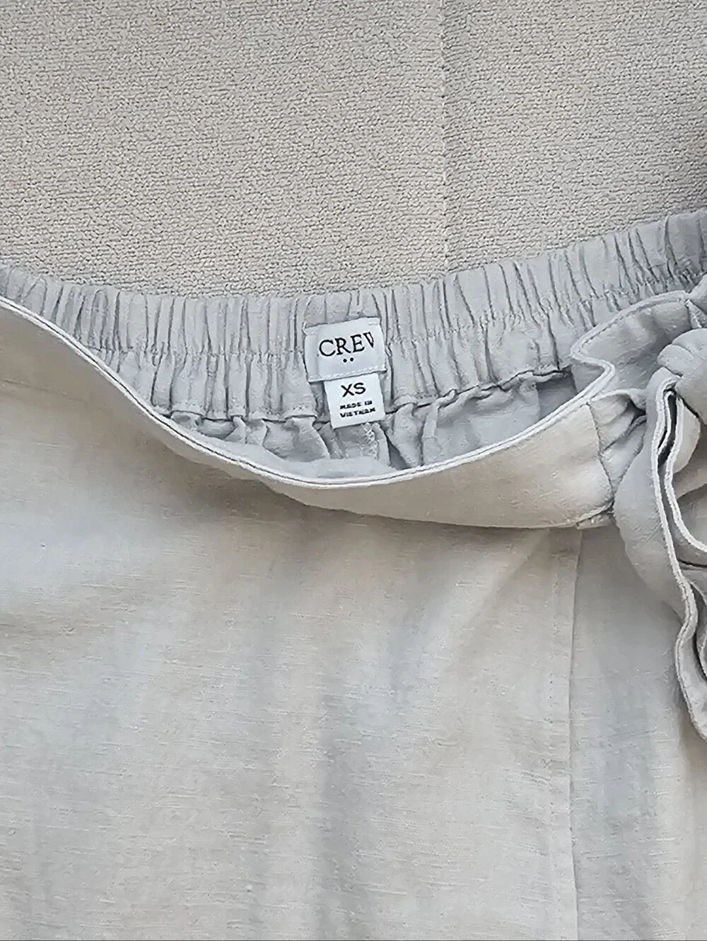 J. Crew Factory Linen Wrap Midi Skirt with Side Tie ~ X-Small